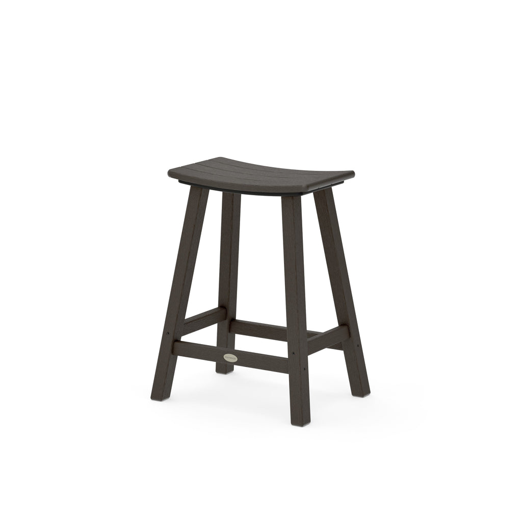 Traditional 24 Saddle Counter Stool