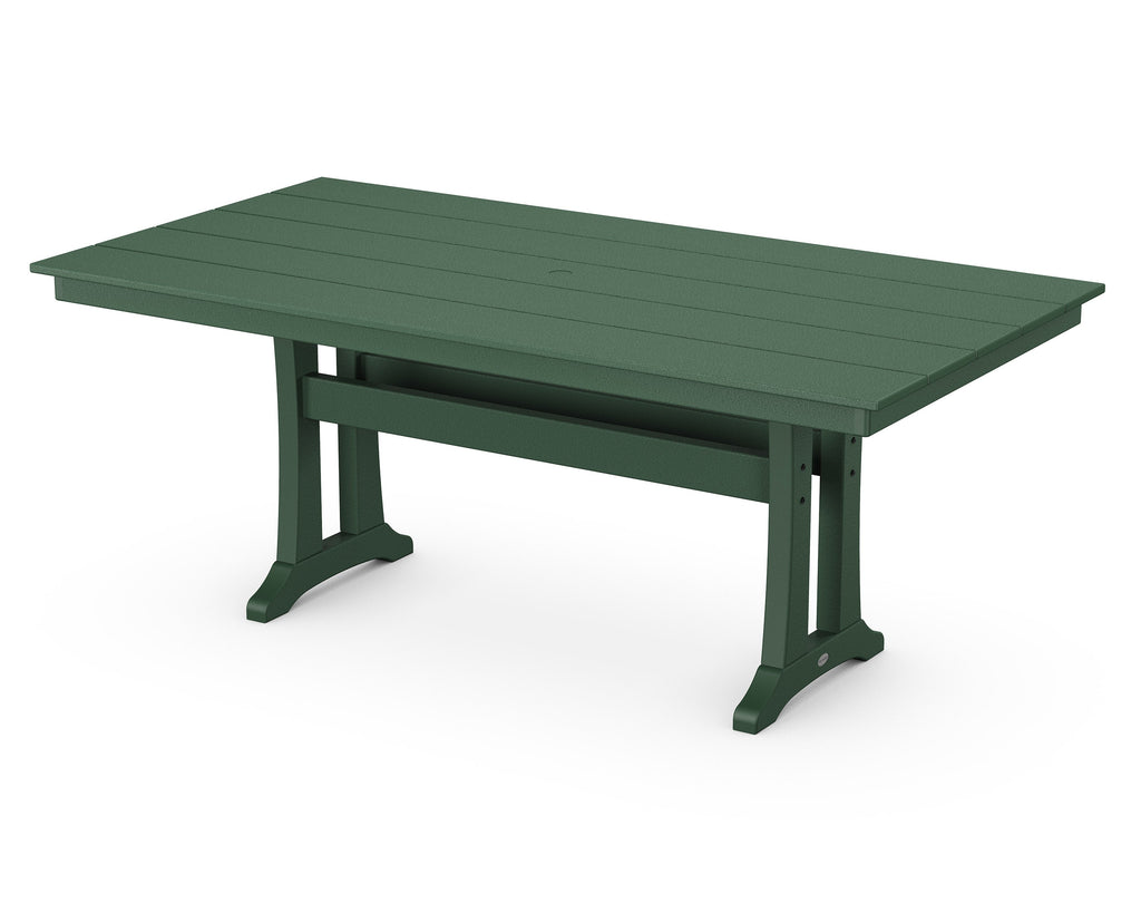 Farmhouse Trestle 37 x 72 Dining Table