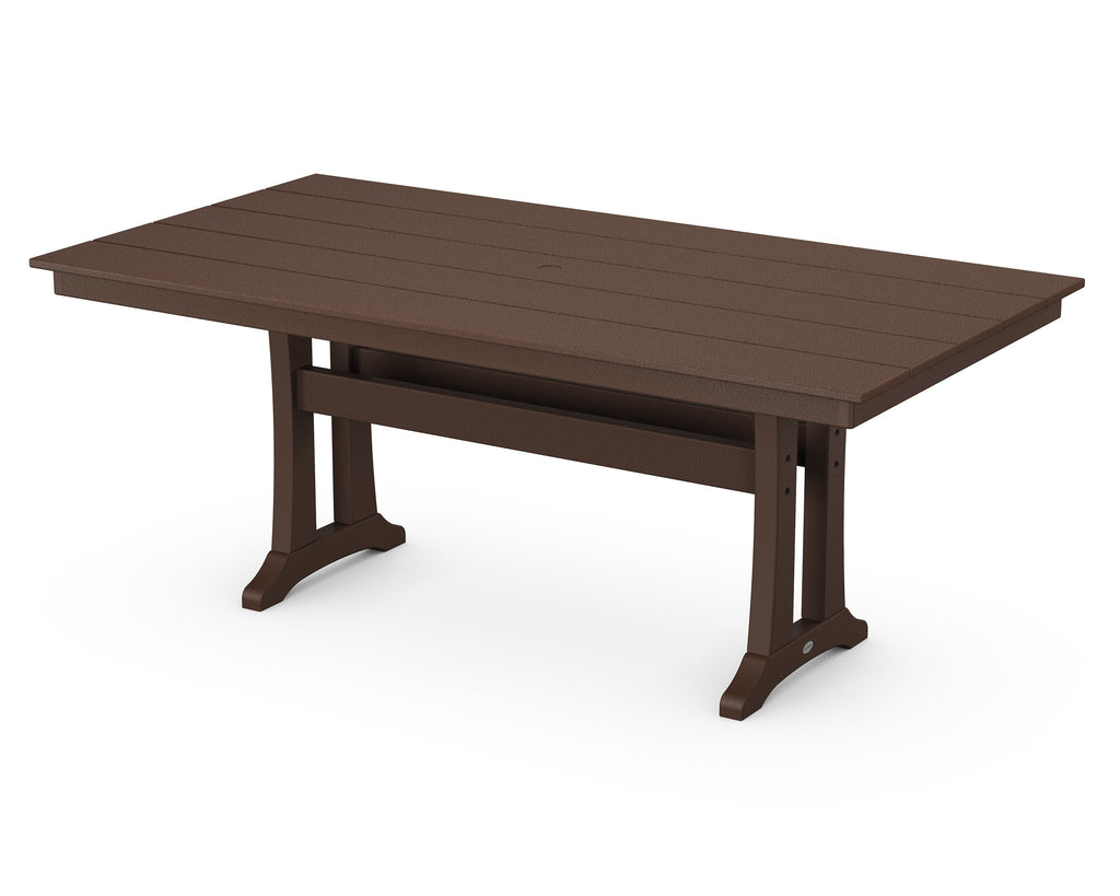 Farmhouse Trestle 37 x 72 Dining Table
