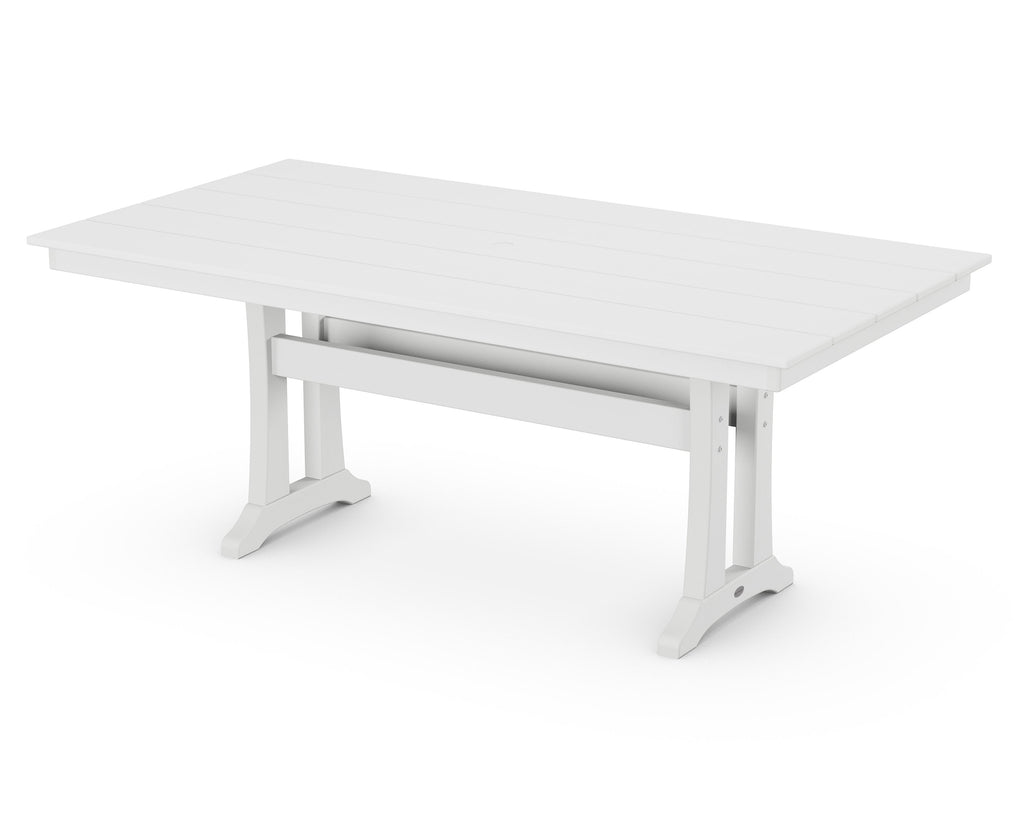 Farmhouse Trestle 37 x 72 Dining Table