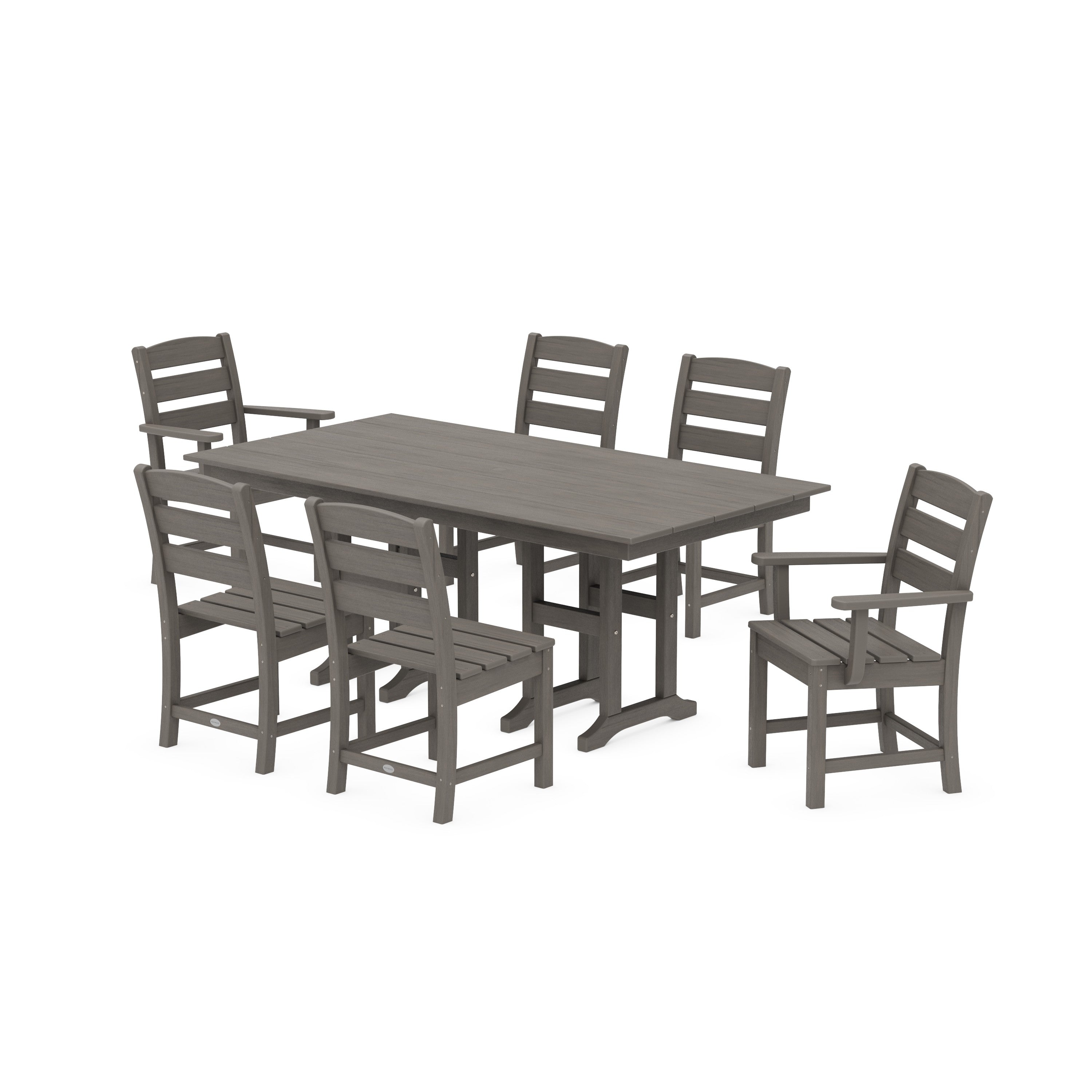 Lakeside 7-Piece Farmhouse Dining Set